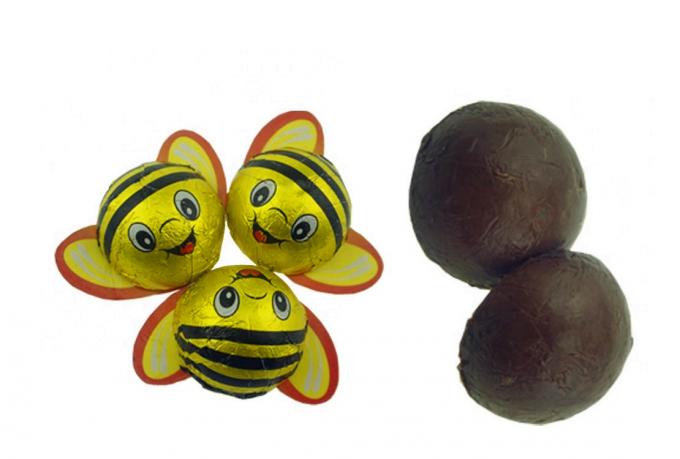 7,5 Tier-geformte Schokoladen-Bienen-geformte Bonbons G interessante für Supermarkt